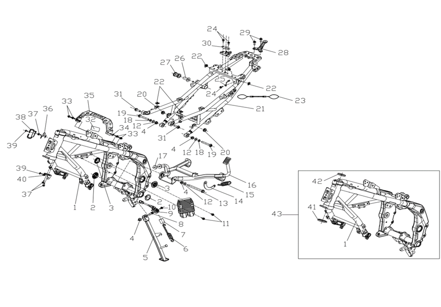 F01 ΣΚΕΛΕΤΟΣ / ΠΛΑΙΝΟ-ΚΕΝΤΡΙΚΟ ΣΤΑΝΤ
