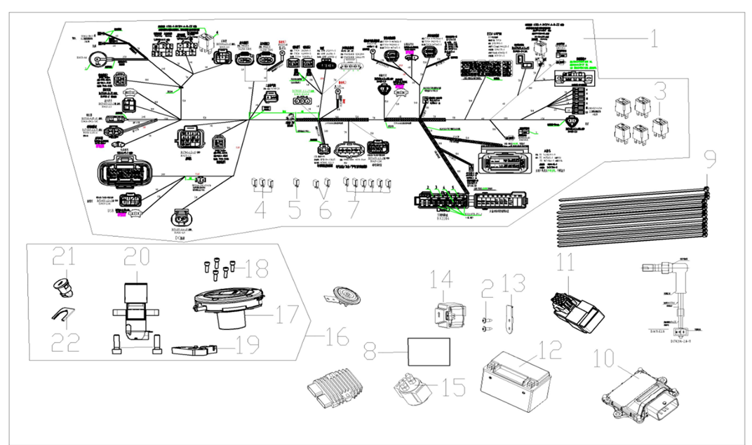 F14 ΚΑΛΩΔΙΩΣΗ & ΗΛΕΚΤΡΙΚΑ ΜΕΡΗ