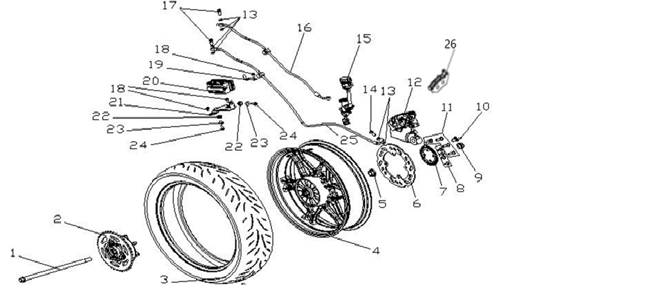 F18 ΤΡΟΧΟΣ ΟΠΙΣΘΙΟΣ