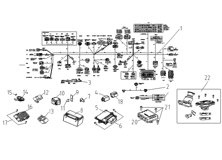 F22 ΚΑΛΩΔΙΩΣΗ & ΗΛΕΚΤΡΙΚΑ ΜΕΡΗ