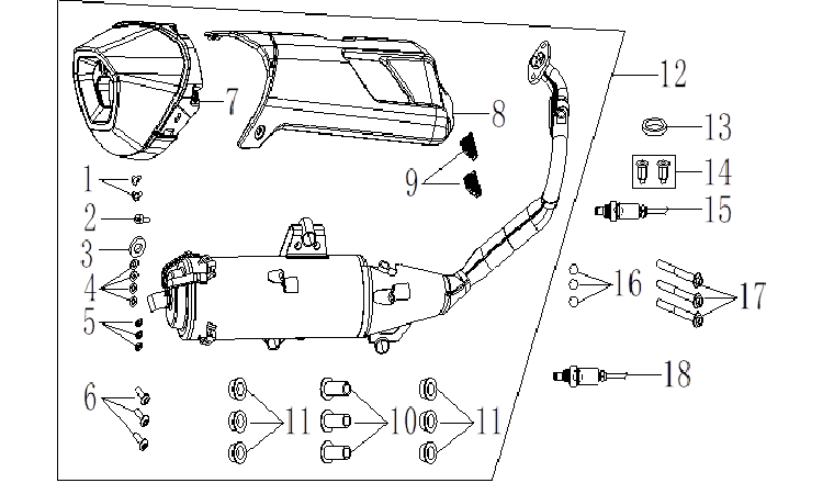 F06 EXHAUST MUFFLER