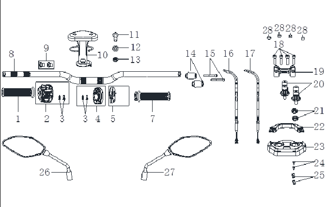 F08 STEERING WHEEL / MIRRORS