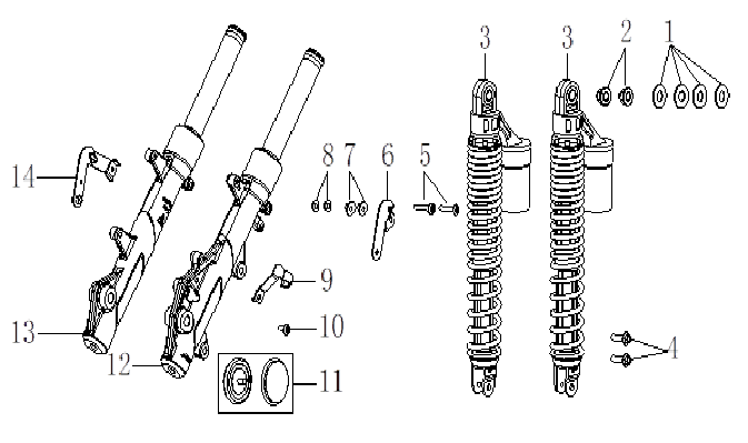 F09 SHOCK ABSORBER FRONT/ REAR