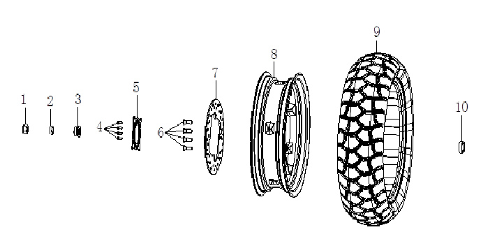 F12 REAR WHEEL