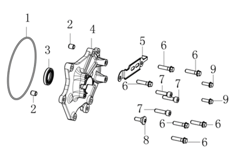 E05 RIGHT CRANKCASE COVER