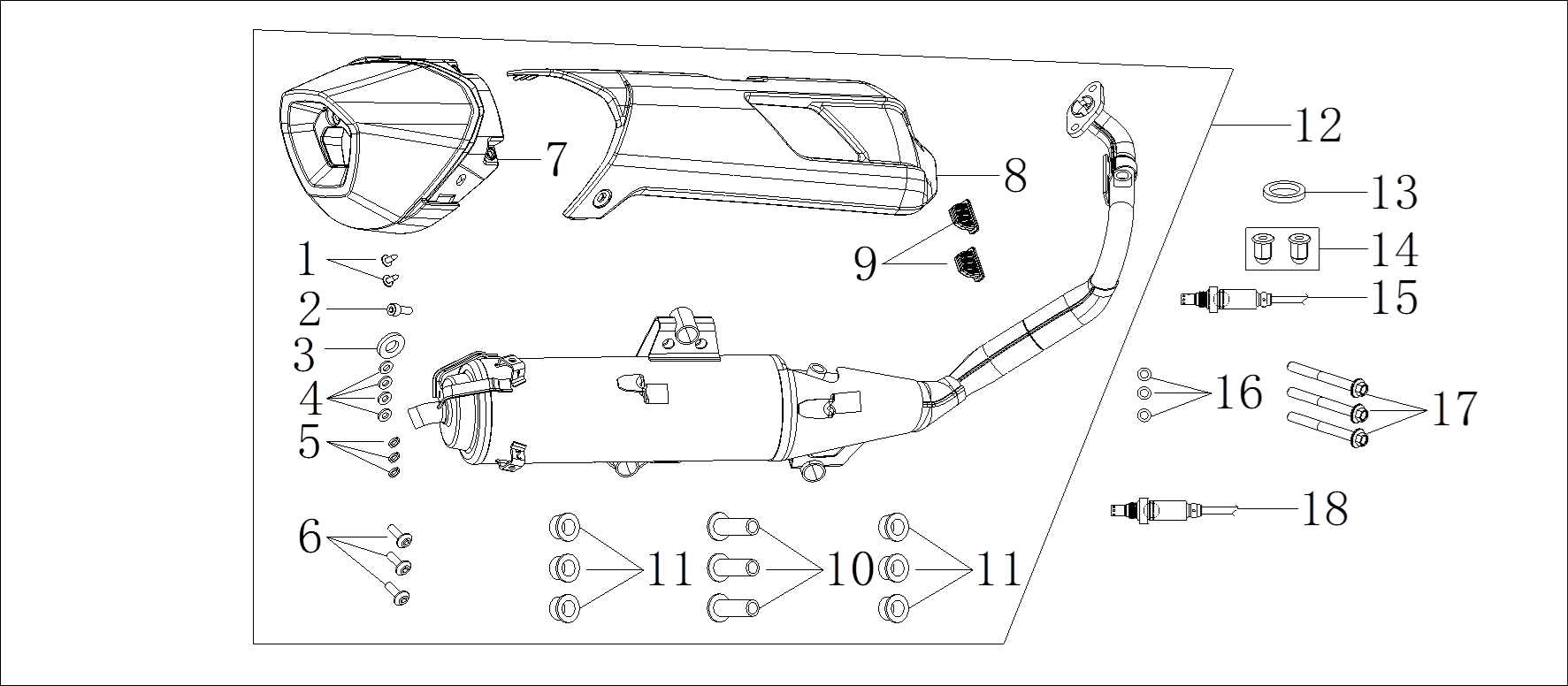 F06  EXHAUST MUFFLER