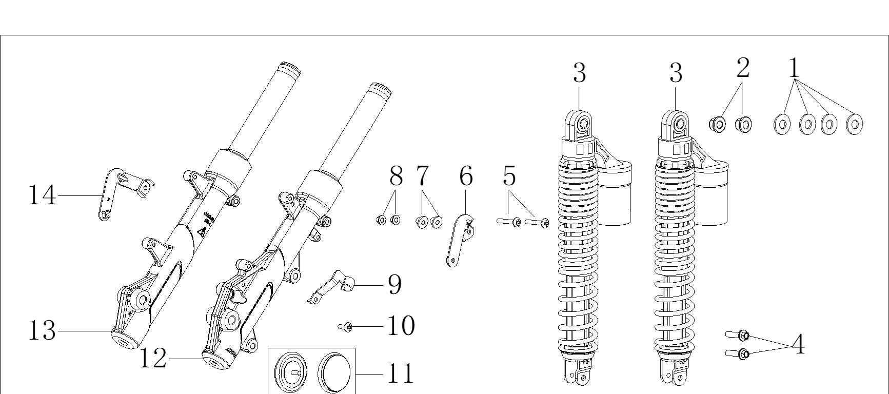 F09  FRONT/ REAR SHOCK ABSORBER