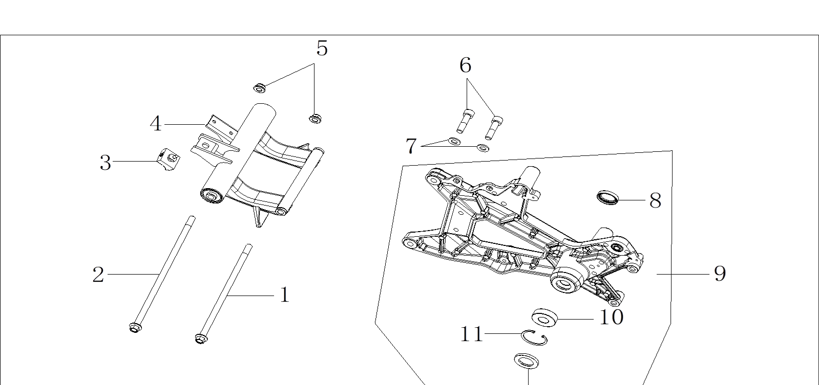 F10  REAR HANGER SYSTEM