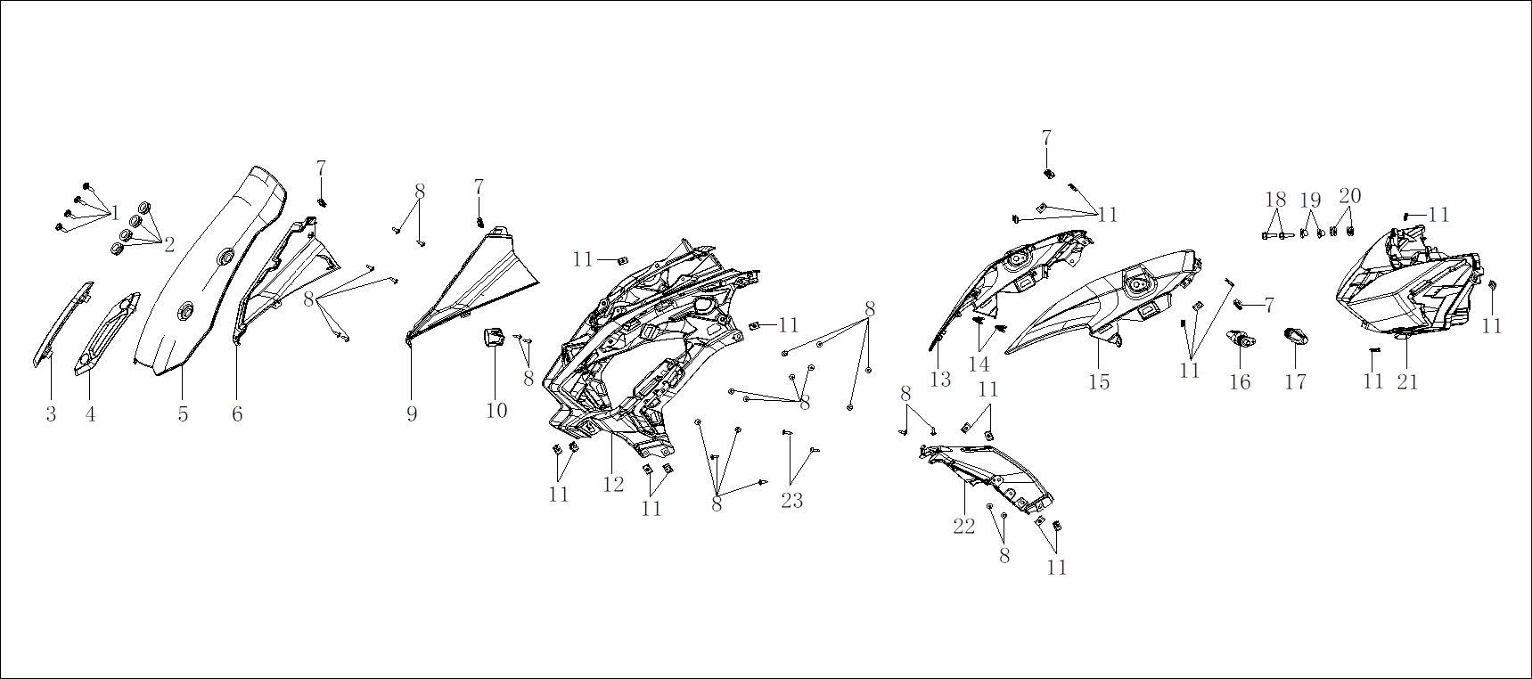 F16 HEADLAMPS AND LAMPSHADE