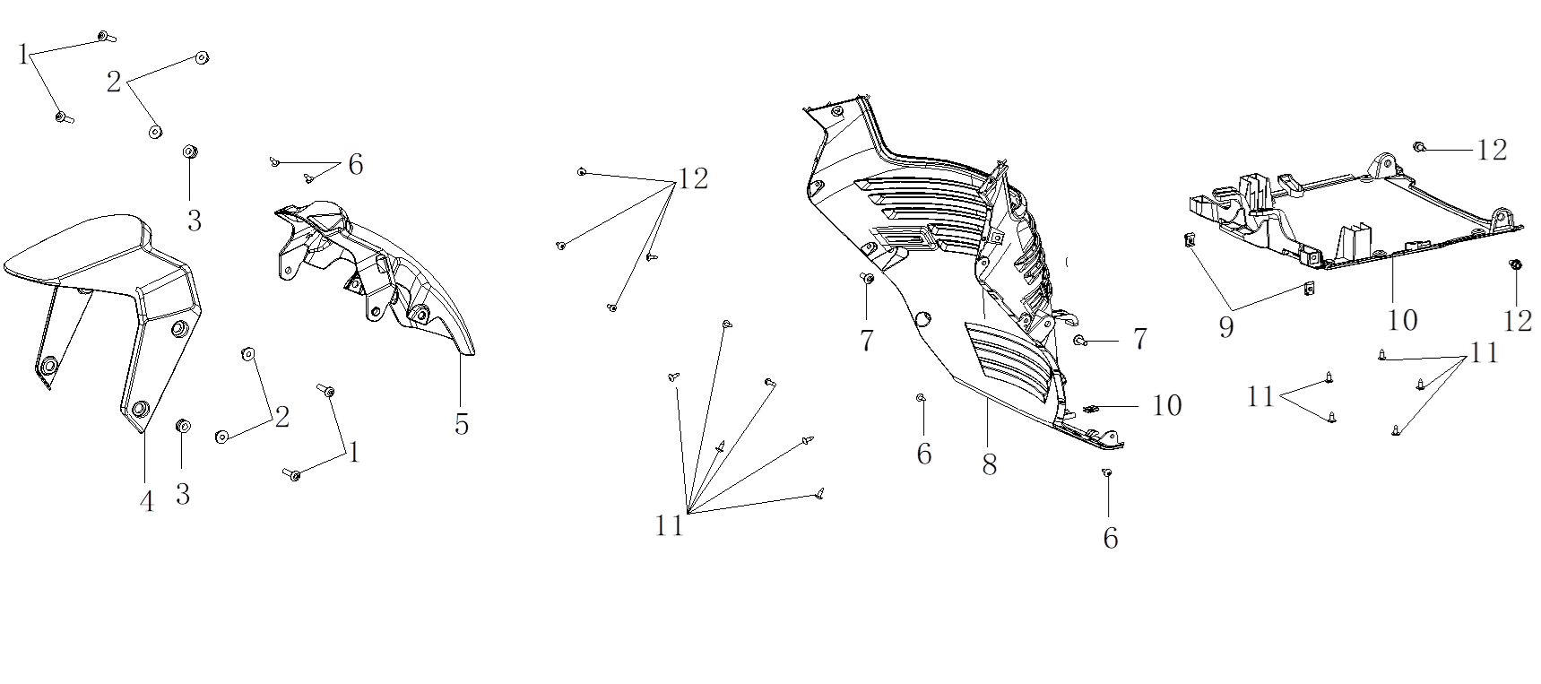 F19 FRONT FENDER SECTION