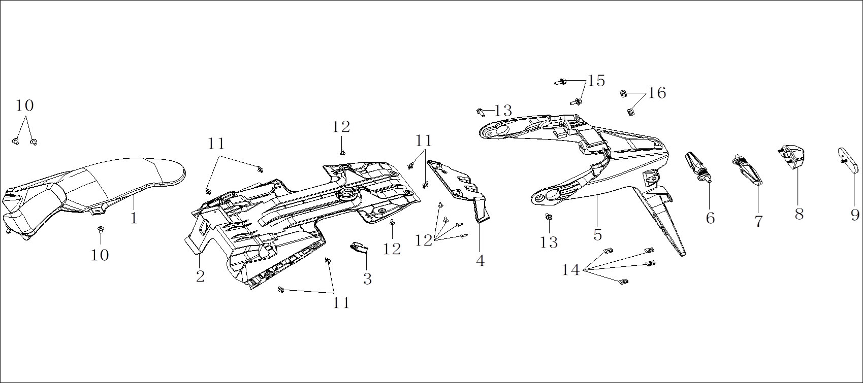F23 REAR FENDER SECTION