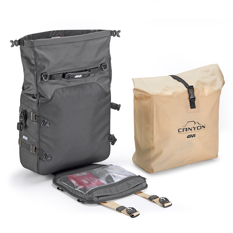 Τσάντες πλαϊνές Givi GRT720B 25+25lt Canyon